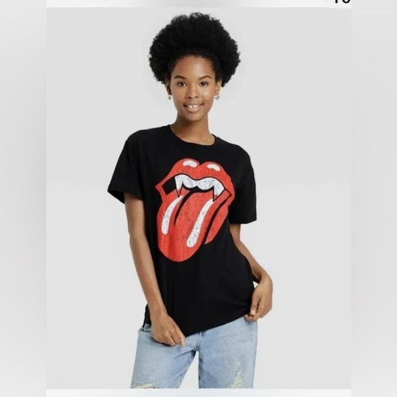 The Rolling Stones vampire teeth tee SZ XXL - Picture 1 of 6